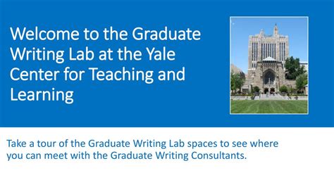 Welcome to the Graduate Writing Center! .